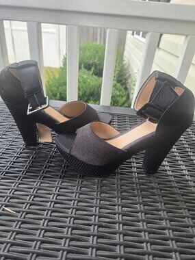 Black Platform Heels